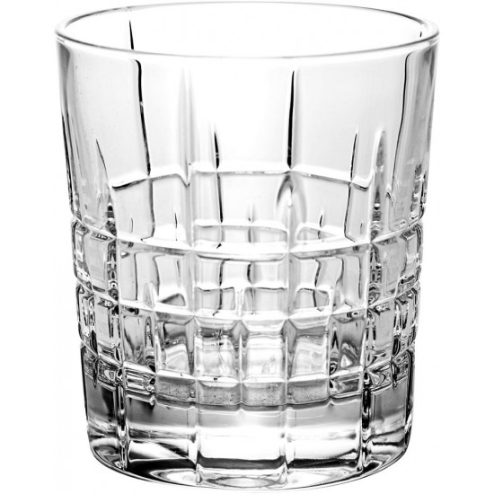 Jogo 6 Copos 300ml Ricky Baixos Cristal Bohemia 24% PbO